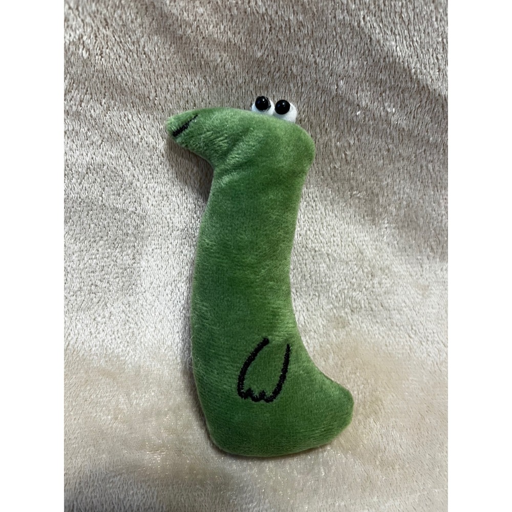 Cat Toy Interactive Green Toy Plush 4.5"